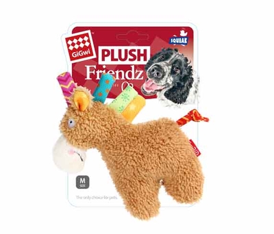 GiGwi - 6135 Plush Friendz Sesli At Peluş Köpek Oyuncagı GiGwi - 6135 Plush Friendz Sesli At Peluş Köpek Oyuncagı