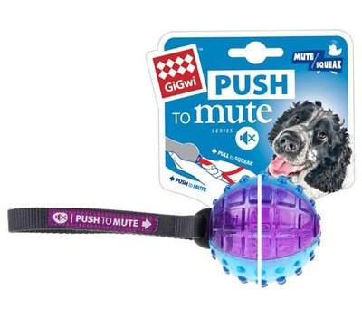 GiGwi - 6178 Push To Mute Gülle Ses Kont. Köpek Oyun. GiGwi - 6178 Push To Mute Gülle Ses Kont. Köpek Oyun.