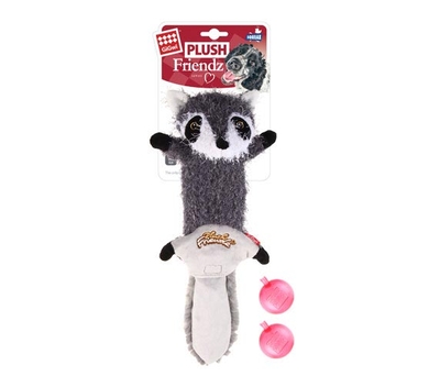 GiGwi - 6301 Plush Friendz Sesli Rakun Peluş Köpek Oyuncag GiGwi - 6301 Plush Friendz Sesli Rakun Peluş Köpek Oyuncag