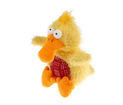 GiGwi - 6309 Plush Friendz Sarı Ördek Sesli Oyuncak GiGwi - 6309 Plush Friendz Sarı Ördek Sesli Oyuncak