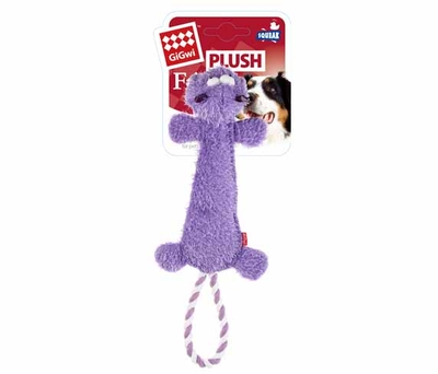 GiGwi - 6313 Plush Friendz Dayanıklı Diş İpi Hipopotam GiGwi - 6313 Plush Friendz Dayanıklı Diş İpi Hipopotam