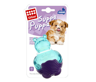 GiGwi - 6710 Suppa Puppa Hipopotam Mavi Mor GiGwi - 6710 Suppa Puppa Hipopotam Mavi Mor