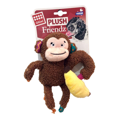 GiGwi - 6796 Plush Friendz Sesli Maymun Peluş Köpek Oyuncağı GiGwi - 6796 Plush Friendz Sesli Maymun Peluş Köpek Oyuncağı