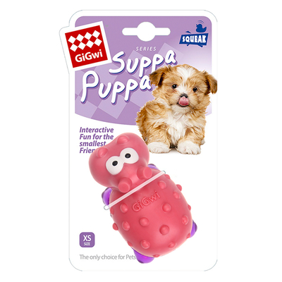 GiGwi - 6985 Suppa Puppa Hipopotam Diş Kaşıma Pembe/Mor GiGwi - 6985 Suppa Puppa Hipopotam Diş Kaşıma Pembe/Mor