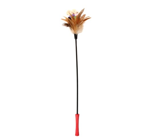 7063 Feather Teaser Kedi Oltası Doğal Tüylü 60 cm 7063 Feather Teaser Kedi Oltası Doğal Tüylü 60 cm