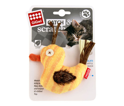 GiGwi - 7102 Catnipli Ördek Kedi Oyuncagı GiGwi - 7102 Catnipli Ördek Kedi Oyuncagı