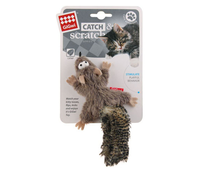 GiGwi - 7112 Catnipli Peluş Sincap Kedi Oyuncagı GiGwi - 7112 Catnipli Peluş Sincap Kedi Oyuncagı