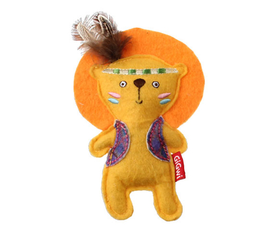 GiGwi - 7234 Catnipli Aslan Peluş Kedi Oyuncagı GiGwi - 7234 Catnipli Aslan Peluş Kedi Oyuncagı