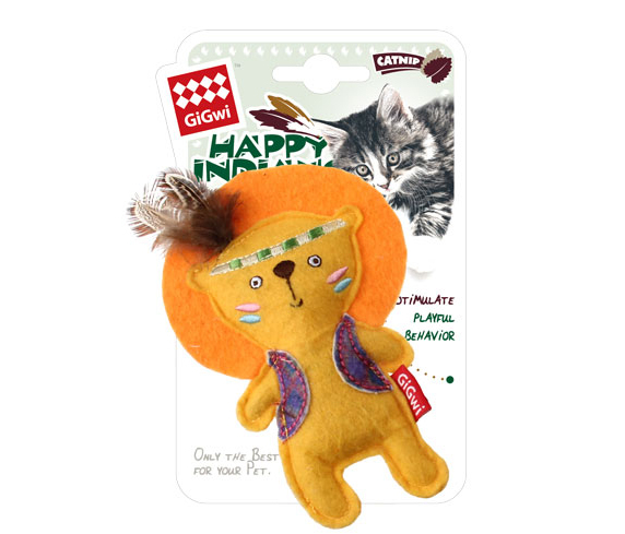 7234 Catnipli Aslan Peluş Kedi Oyuncagı