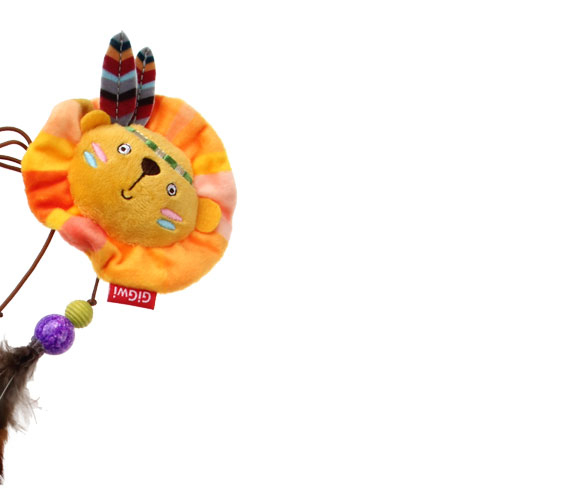 7247 Peluş Tüylü Aslan Oyuncaklı Parmak Kedi Oltas 7247 Peluş Tüylü Aslan Oyuncaklı Parmak Kedi Oltas