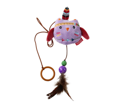 GiGwi - 7248 Peluş Tüylü Baykuş Oyuncaklı Parmak Kedi Olta GiGwi - 7248 Peluş Tüylü Baykuş Oyuncaklı Parmak Kedi Olta