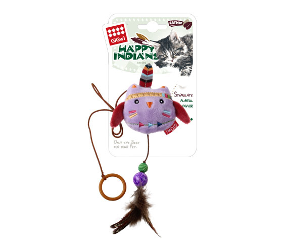 7248 Peluş Tüylü Baykuş Oyuncaklı Parmak Kedi Olta 7248 Peluş Tüylü Baykuş Oyuncaklı Parmak Kedi Olta