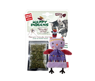 GiGwi - 7264 Catnip Hazneli Baykuş Kedi Oyuncagı GiGwi - 7264 Catnip Hazneli Baykuş Kedi Oyuncagı