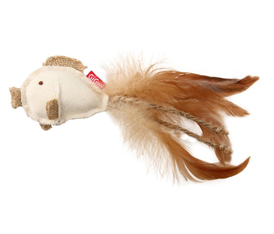 GiGwi - 7284 Catnipli Balık Natural Kumaşlı Kedi Oyuncagı GiGwi - 7284 Catnipli Balık Natural Kumaşlı Kedi Oyuncagı