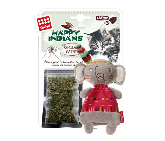 7288 Catnip Hazneli Fil Kedi Oyuncagı