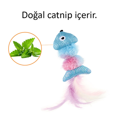 7362 Catch&Scratch Balık Kedi Oyuncağı  - Thumbnail