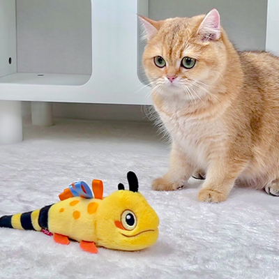 7479 Kuyruğu Sallanan Kertenkele Kedi Oyuncağı - Thumbnail