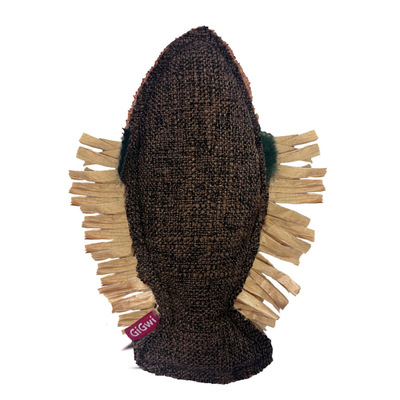 7497 Vahşi İzci Balık – Rafya Kurdeleli Kedi Oyuncağı - Thumbnail