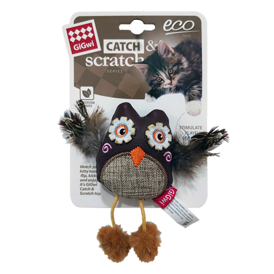 GiGwi - 7526 Catch&Scratch Baykuş Kedi Oyuncağı GiGwi - 7526 Catch&Scratch Baykuş Kedi Oyuncağı