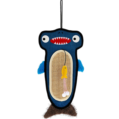 GiGwi - 7530 Catnipli Köpek Balığı Peluş Kedi Oyuncağı