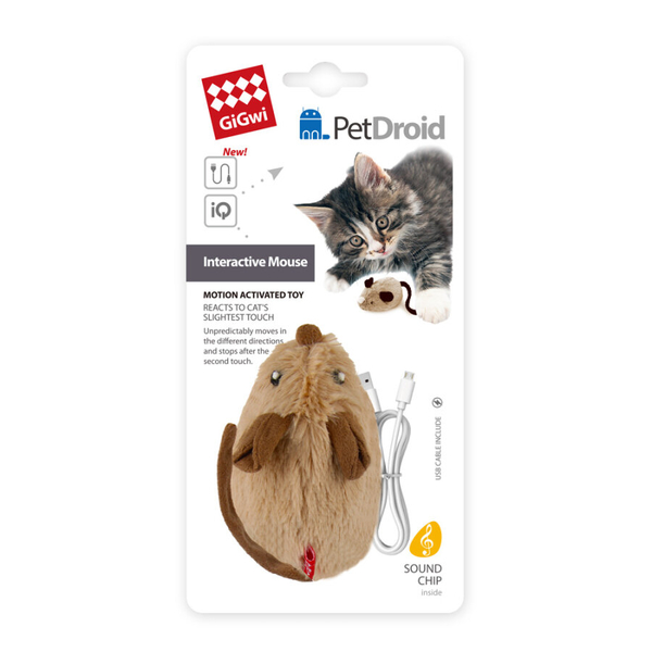 7540 Hareket Sensörlü Etkileşimli Fare Kedi Oyuncağı