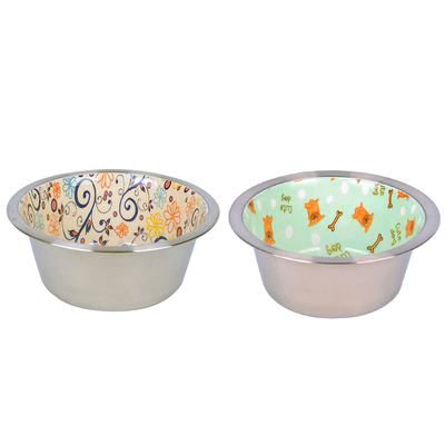 Flip - KE- 3273CF Seramik Kaplı Çelik Mama Kabı 945 ml Flip - KE- 3273CF Seramik Kaplı Çelik Mama Kabı 945 ml