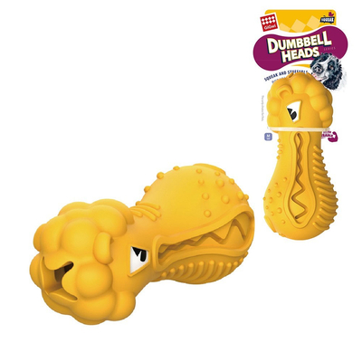 GiGwi - 8048 Dambıl Şekilli Aslan Başlı(Sarı) Köpek Oyuncağı Medium GiGwi - 8048 Dambıl Şekilli Aslan Başlı(Sarı) Köpek Oyuncağı Medium