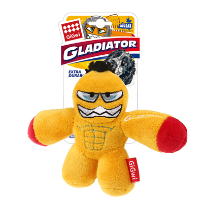 GiGwi - 8286 Sesli Gladiatör Peluş Oyuncak Sarı Small GiGwi - 8286 Sesli Gladiatör Peluş Oyuncak Sarı Small