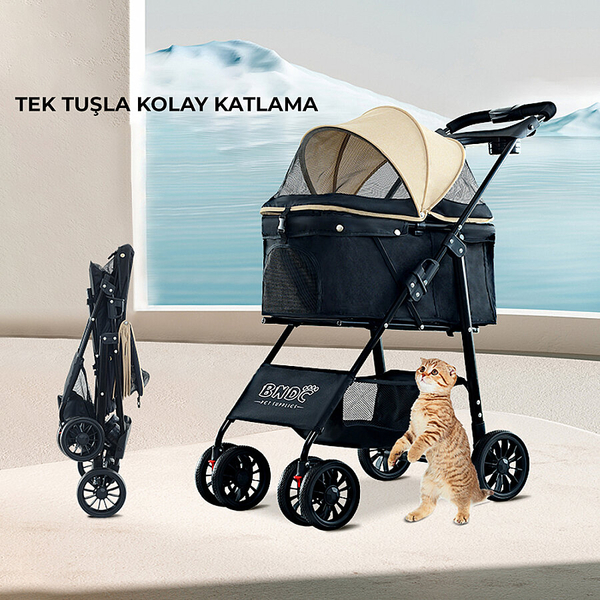 Bndc-102 Pet Arabası Haki