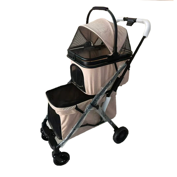 Bndc-201 Pet Arabası 2 Katlı Haki