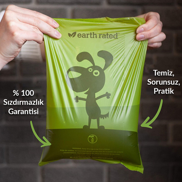 Earth Rated Dışkı Torbası Lavantalı 21 Rulo-315 Po Earth Rated Dışkı Torbası Lavantalı 21 Rulo-315 Po