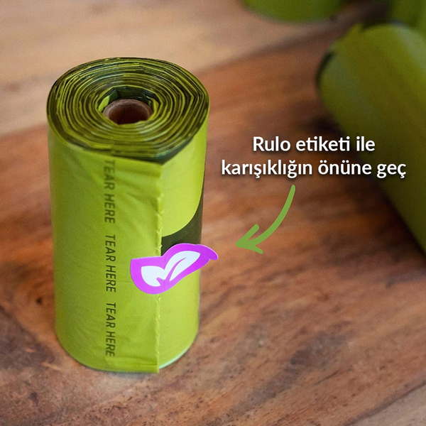 Earth Rated Dışkı Torbası Lavantalı 21 Rulo-315 Po Earth Rated Dışkı Torbası Lavantalı 21 Rulo-315 Po