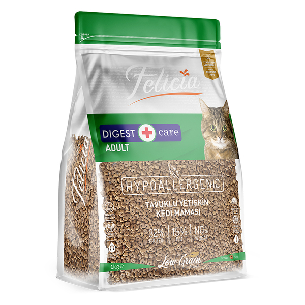 Felicia 5x1 Kg Tavuklu Az Tahıllı Yetişkin Kedi Maması HypoAllergenic Kedi Maması Felicia 5x1 Kg Tavuklu Az Tahıllı Yetişkin Kedi Maması HypoAllergenic Kedi Maması