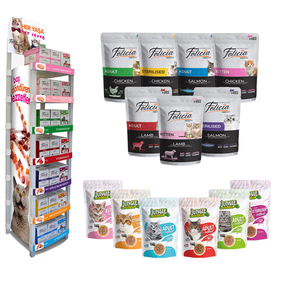 Felicia - Felicia + Jungle Pouch Standlı Set - KASIM