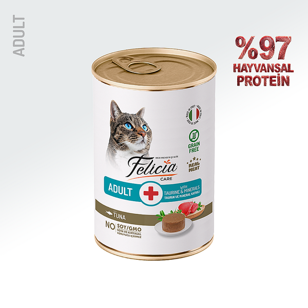 Felicia Yetişkin Tahılsız Ton Balıklı Kedi Konserve 400g - 12 Adet