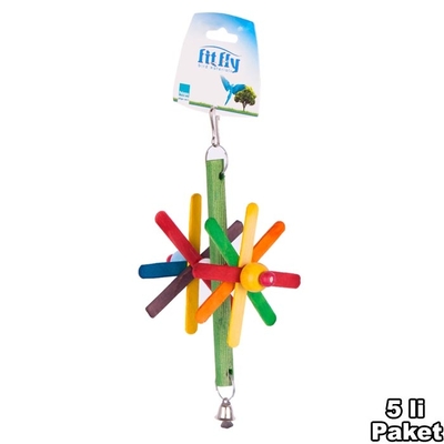 Fit Fly - Fırfırlı Ahşap Oyuncak 5'li Fit Fly - Fırfırlı Ahşap Oyuncak 5'li