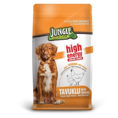 Jungle - Jungle 15 kg High Energy Tavuklu Yetiş.Köpek M. Jungle - Jungle 15 kg High Energy Tavuklu Yetiş.Köpek M.