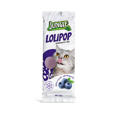 Ranova - Jungle Kedi Lolipop Yaban Mersinli *1,5g *12'li