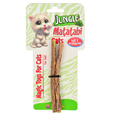 Jungle - Jungle Matatabi Cats Stick 2'li Medium 6 Adet Jungle - Jungle Matatabi Cats Stick 2'li Medium 6 Adet
