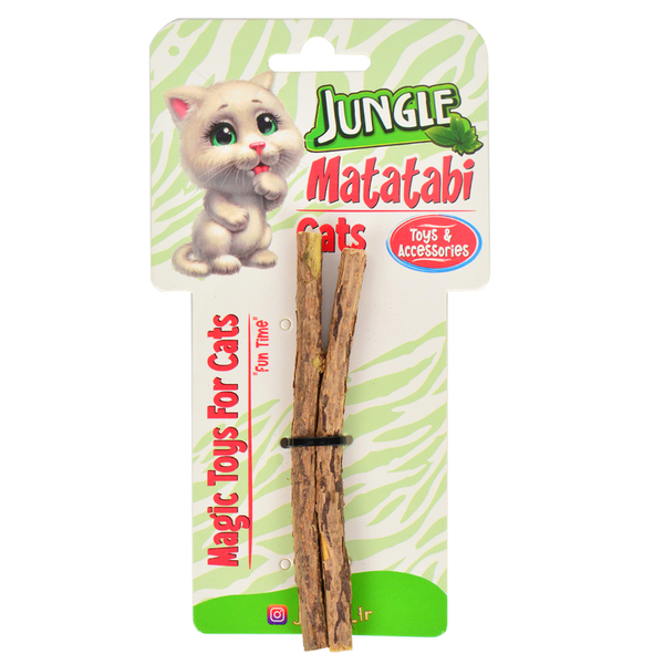 Jungle Matatabi Cats Stick 2'li Medium 6 Adet Jungle Matatabi Cats Stick 2'li Medium 6 Adet