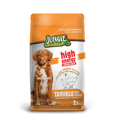 Jungle - Jungle 2,5 kg High Energy Tavuklu Yetiş.Köpek M. Jungle - Jungle 2,5 kg High Energy Tavuklu Yetiş.Köpek M.