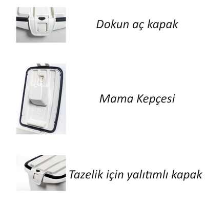 Mama Saklama Kabı Medium-Beyaz 33 Lt - Thumbnail