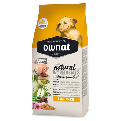 Ownat - Ownat 15 kg Kuzulu&Pirinçli Classic Adult Köpek Maması Ownat - Ownat 15 kg Kuzulu&Pirinçli Classic Adult Köpek Maması