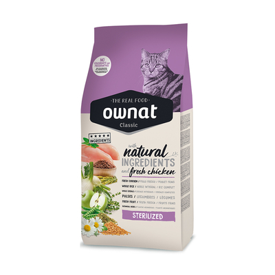 Ownat - Ownat 1,5 kg Sterilised Tavuklu Kedi Maması Ownat - Ownat 1,5 kg Sterilised Tavuklu Kedi Maması