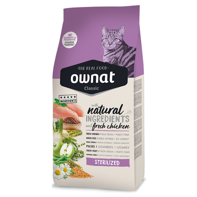 Ownat - Ownat 15 kg Sterilised Tavuklu Kedi Maması Ownat - Ownat 15 kg Sterilised Tavuklu Kedi Maması