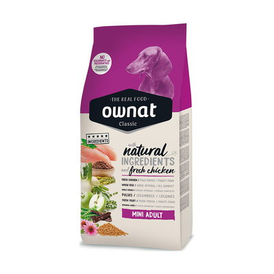 Ownat - Ownat 1,5 kg Tavuklu Classic Mini Adult Köpek Maması Ownat - Ownat 1,5 kg Tavuklu Classic Mini Adult Köpek Maması