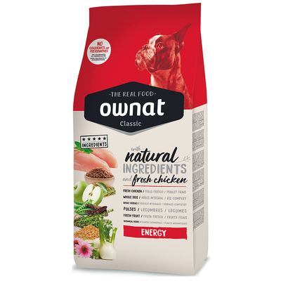 Ownat - Ownat 20 kg Tavuklu Classic Energy Adult Köpek Maması Ownat - Ownat 20 kg Tavuklu Classic Energy Adult Köpek Maması