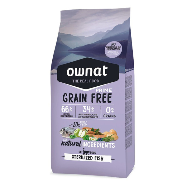 Ownat 3 kg Sterilised Tahılsız Balıklı Kedi Maması