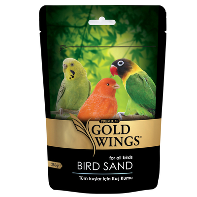 Gold Wings Premium - Premium Kuş Kumu 250 gr 6'lı Gold Wings Premium - Premium Kuş Kumu 250 gr 6'lı