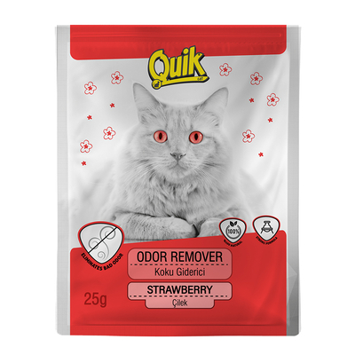 Quik - QUIK Koku Giderici Çilekli 25 gr - 15 Adet